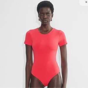 Aritzia Contour Cherry Red Bodysuit